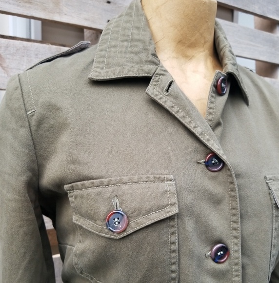 Lucky Brand khaki tan jacket - Picture 2 of 8
